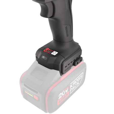 Гайковерт аккумуляторный бесщеточный KRESS KU33.91, 20В, 1/2", 1300 Нм, без АКБ и ЗУ, кейс