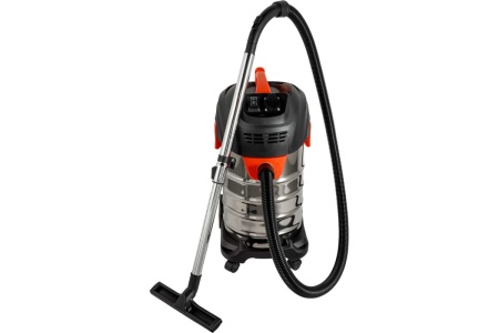 Пылесос для сухой и влажной уборки Gigant Professional с розеткой для электроинструмента 1400 Вт, 30 л GMI-03
