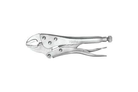 Ручной зажим с овальными губками 250 мм TOTAL THT191003 Ручной зажим с овальными губками 250 мм TOTAL THT191003