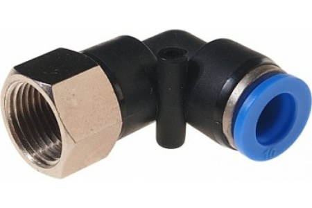 Фитинг угловой для пластиковых трубок (10 мм; 3/8F) ROCKFORCE RF-SPLF10-03