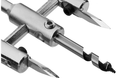 Сверло-балеринка МАСТЕР по дереву (двухрезцовое, 40-120 мм, глубина 30 мм) Зубр 29440-120