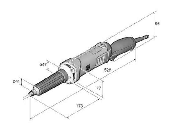 Прямошлифовальный инструмент Fein GSZ 11-320 PRL 72232160000