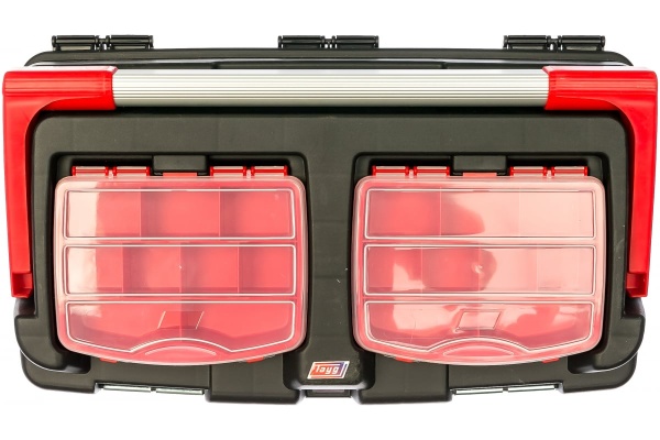 Ящик для инструментов 500x295x270мм, + лоток + 2 съемных органайзера Tayg 165009