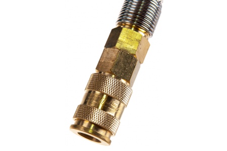 Шланг витой полиуретановый (10х14 мм, 10 м, с быстроразъемами) Forsage F-1410-10M