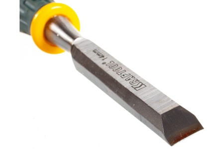 Стамеска, упрочненное полотно, ударопрочная двухкомпонентная ручка, стальной затыльник для ударных работ, 14мм KRAFTOOL EXPERT 1815-14_z01