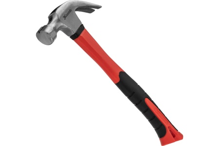 Молоток-гвоздодер Matrix Optimal боек c магнитом фибергласовая обрезиненная рукоятка 450 г 10454