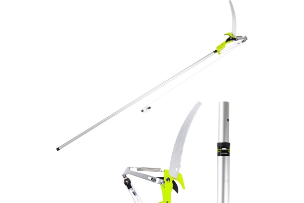 Штанговый высоторез-сучкорез с секатором DELI DL580512 4 шкива, сталь sk5, длина лезвия 290 мм, телескопическая рукоятка 104541