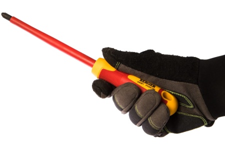 Диэлектрическая крестовая отвертка PH3*150мм, до 1000V Berger BG BG1058