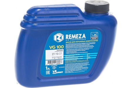 Масло компрессорное 1 л Remeza VG 100