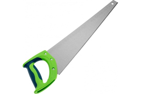 Ножовка по дереву СИБРТЕХ Зубец, 450 мм, 11 TPI, зуб 2D, калёный зуб, 2-х комп. рукоятка 23825