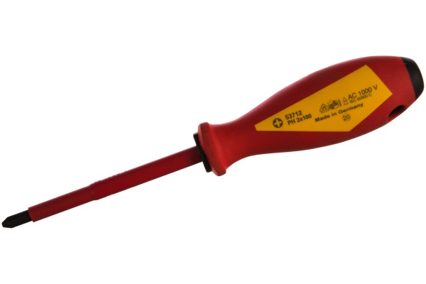 Крестовая отвертка WITTE MAXX VDE PH2 6х100 мм new 537122016