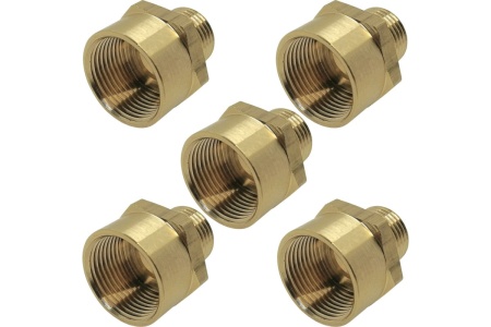 Переходник пневмо 1/2" НР x 3/4" ВР, 5 шт HG 1644996
