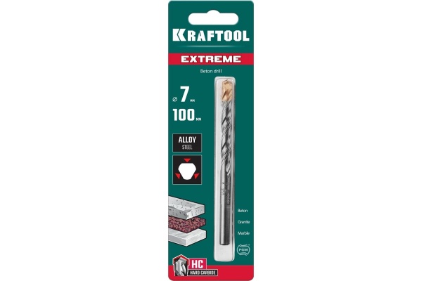 Сверло по бетону KRAFTOOL Extreme 7x100 мм 29166-100-07