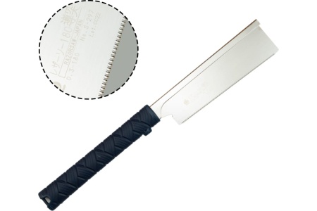 Обушковая японская пила Mikitool Gyokucho Dozuki,180мм, шаг 1,0мм, пластиковая рукоять М00020372