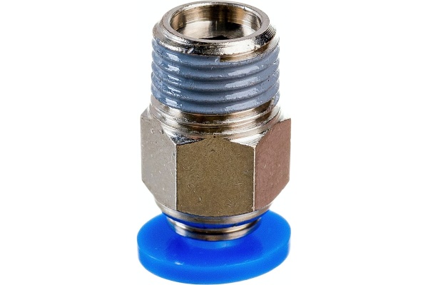 Фитинг цанговый прямой с наружной резьбой 1/8M для трубки диаметром 4 мм SHPI PC 04-R01