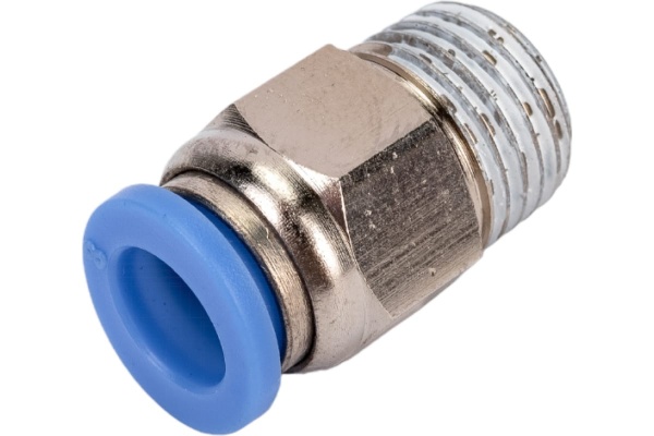 Фитинг для пластиковых трубок (8 мм; 1/4М) ROCKFORCE RF-SPC08-02