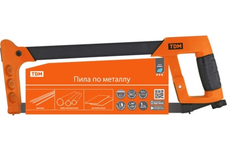 Пила по металлу TDM 300 мм, алюминиевая рукоятка, наклон 90 и 55 градусов, Алмаз SQ1035-0101