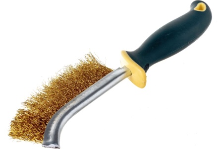 Ручная щетка по металлу в железном корпусе ROCKFORCE RF-34012133