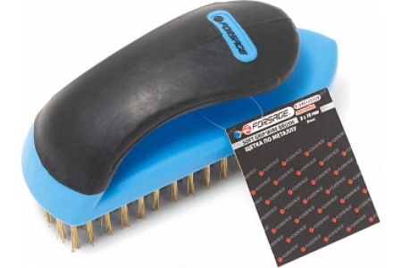 Щетка по металлу Forsage ручная в пластиковом корпусе с прорезиненной рукояткой 17427 F-340125328