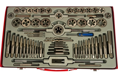 Набор метчиков и плашек Matrix М2-М20, 65 шт 773065