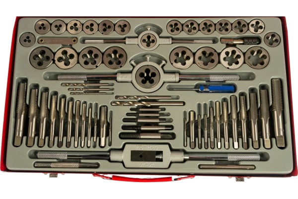 Набор метчиков и плашек Matrix М2-М20, 65 шт 773065
