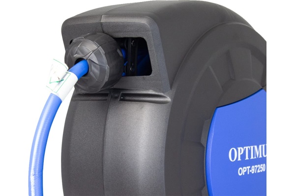 Шланг пневматический армированный pvc на катушке (15 м; 10x16 мм; 20 бар) Optimus OPT-97250