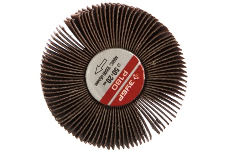 Круг шлифовальный веерный лепестковый (20х50 мм; P180) Зубр 36601-180
