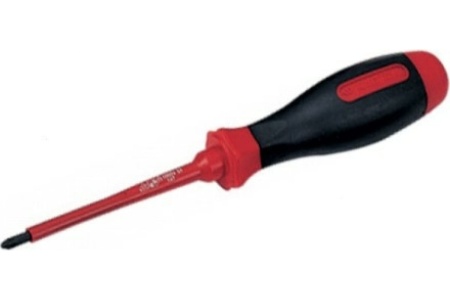 Диэлектрическая крестовая отвертка Pozidriv №1, 100мм KING TONY 14780104