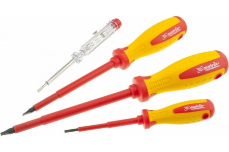 Набор диэлектрических отверток до 1000В, MATRIX PROFESSIONAL 13355