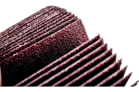 Круг шлифовальный лепестковый с оправкой на шпильке (80х30х6 мм; P100) MESSER 11-80-100