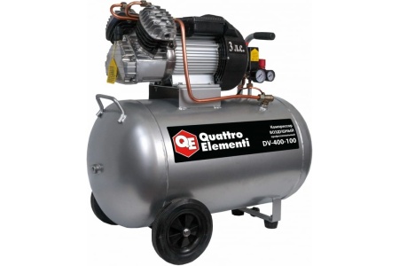Масляный поршневой компрессор QUATTRO ELEMENTI DV-400-100 771-718