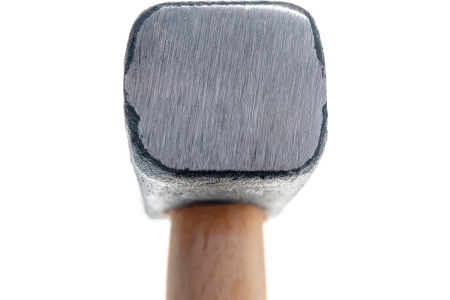 Слесарный молоток 400 г, квадратный боек, деревянная рукоятка СИБРТЕХ 10216