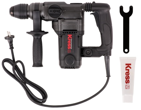 Перфоратор KRESS KU332, 1100 Вт, 5Дж, 28мм, SDS+, кейс