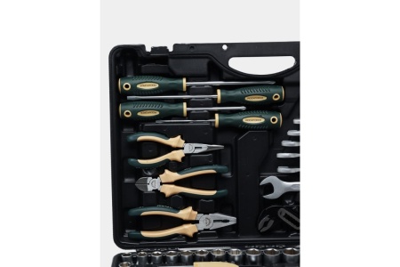 Набор инструмента ROCKFORCE 1/2"х1/4"DR с 6-гранными головками, 122 предмета RF-38901