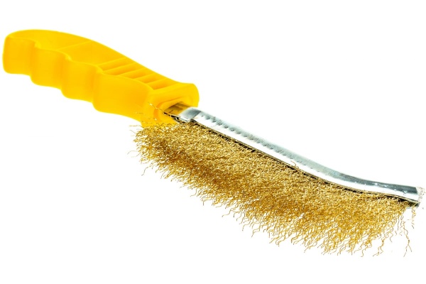 Латунная щетка с пластиковой ручкой Кратон BS 2 16 01 001