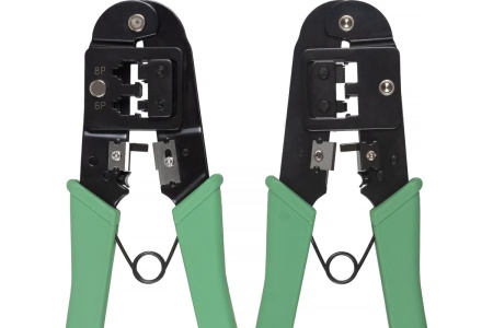 Обжимной инструмент Cabeus для RJ-45 (8р8с), RJ-11/12 (6р6с, 6р4с, 6р2с) HT-268