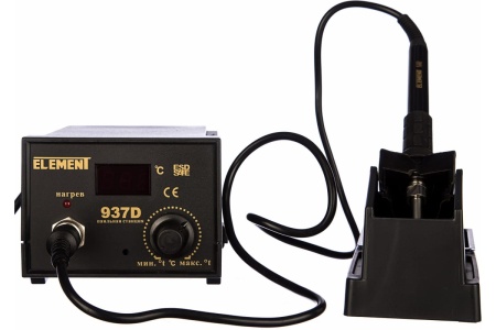Цифровой паяльник с регулировкой температуры ELEMENT 937D 15288