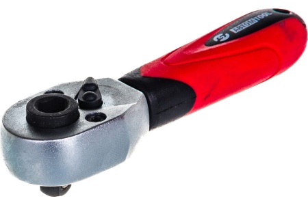 Трещотка ABTOMTOOL РROFFI 1/4, mini, 72 зуб, 105мм, для вставок бит 54460