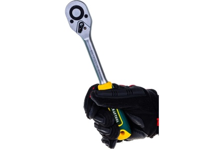 Трещотка для торцовых головок KRAFTOOL Expert Сr-V сталь, 72 зубца, 1/2" 27791-1/2_z02