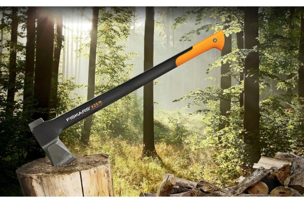 Топор-колун Х25 + пила 123870 В ПОДАРОК Fiskars 122487