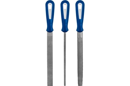 Набор рашпилей КОБАЛЬТ № 2, 200 мм, 3 шт 247-828