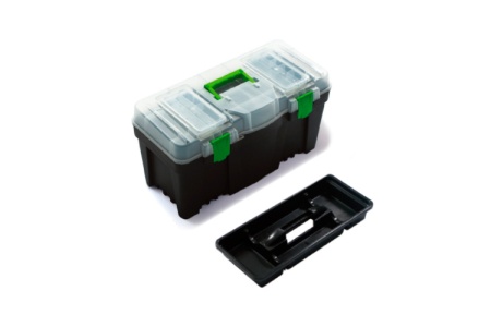 Ящик для инструмента Rusconnect N25G GREEN BOX 320х285х597 мм 613547 Ящик для инструмента Rusconnect N25G GREEN BOX 320х285х597 мм 613547