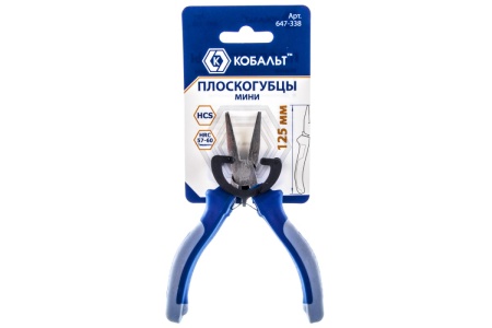 Плоскогубцы мини 125 мм CR-V КОБАЛЬТ 647-338