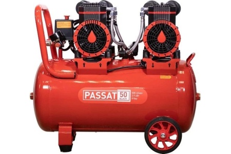 Компрессор Aurora PASSAT-50 BLACK тихий, без масла  45л, 500л/мин, 2.9кВт 31401