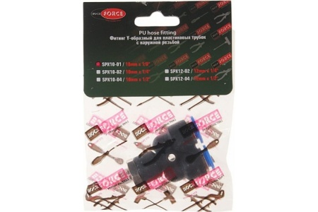 Фитинг Y-образный с наружной резьбой (10 мм; 1/8") для пластиковых трубок ROCKFORCE RF-SPX10-01