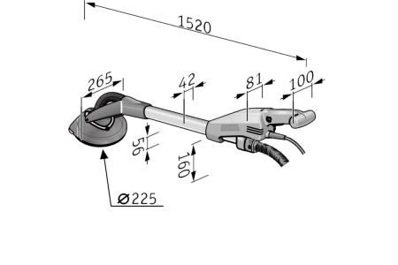 Шлифовальная машина для стен и потолков FLEX GE 5 R +TB-L 409324