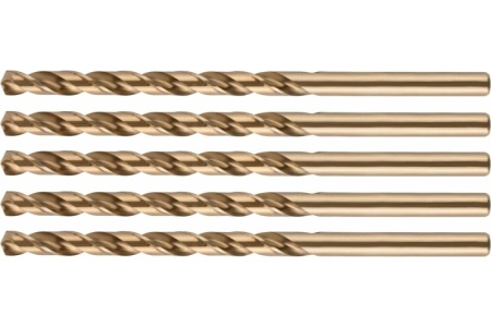 Сверло по металлу удлиненное с кобальтом 5% Profi 9x175 мм, 5 шт CUTOP 48-9-175