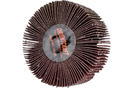 Головка-щётка лепестковая на шпильке (80x30x6 мм; Р120) Orientcraft OCFW80306120 Головка-щётка лепестковая на шпильке (80x30x6 мм; Р120) Orientcraft OCFW80306120