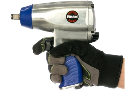 Пневматический ударный гайковерт Sumake ST-M1001K и набор ударных головок 8095030