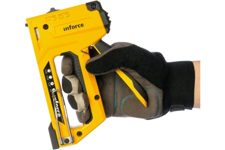 Профессиональный степлер с регулировкой удара 4 в 1 Inforce 06-09-43